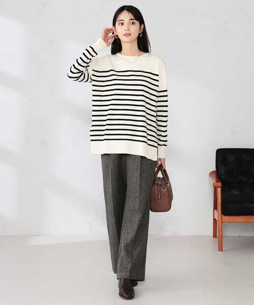 a.v.v / アー・ヴェ・ヴェ ニット・セーター | 袖パール付きチュニックニット | 詳細17