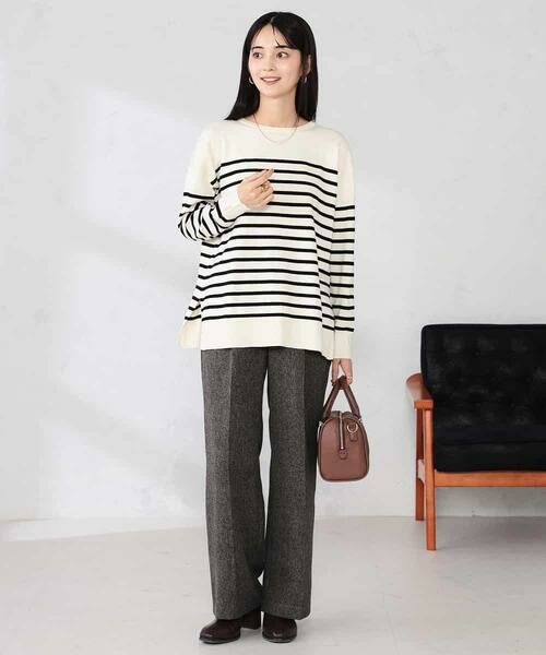 a.v.v / アー・ヴェ・ヴェ ニット・セーター | 袖パール付きチュニックニット | 詳細18