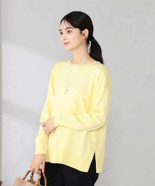 a.v.v / アー・ヴェ・ヴェ ニット・セーター | 袖パール付きチュニックニット | 詳細2