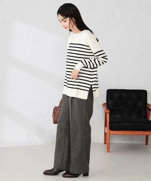 a.v.v / アー・ヴェ・ヴェ ニット・セーター | 袖パール付きチュニックニット | 詳細20