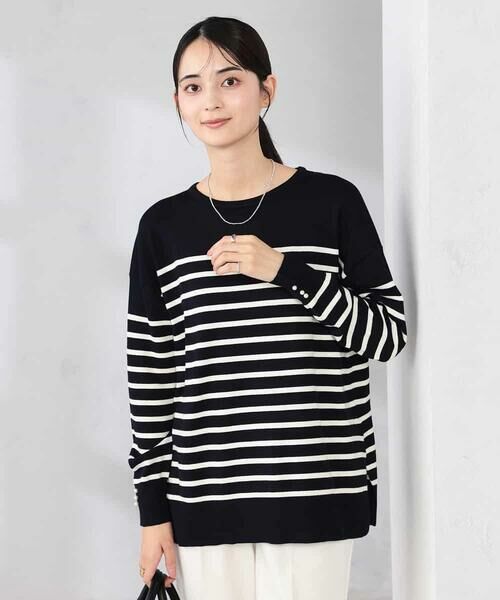 a.v.v / アー・ヴェ・ヴェ ニット・セーター | 袖パール付きチュニックニット | 詳細22