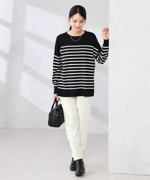 a.v.v / アー・ヴェ・ヴェ ニット・セーター | 袖パール付きチュニックニット | 詳細24