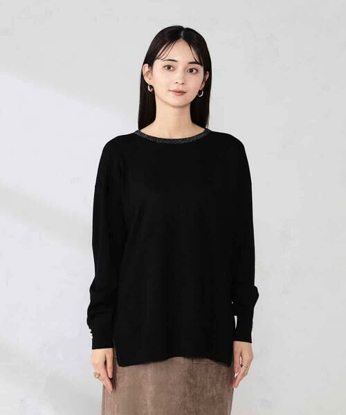 a.v.v / アー・ヴェ・ヴェ ニット・セーター | 袖パール付きチュニックニット | 詳細28