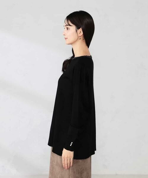 a.v.v / アー・ヴェ・ヴェ ニット・セーター | 袖パール付きチュニックニット | 詳細29