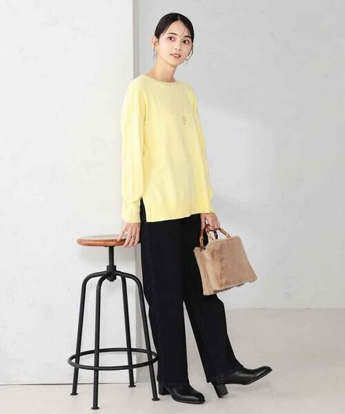 a.v.v / アー・ヴェ・ヴェ ニット・セーター | 袖パール付きチュニックニット | 詳細3