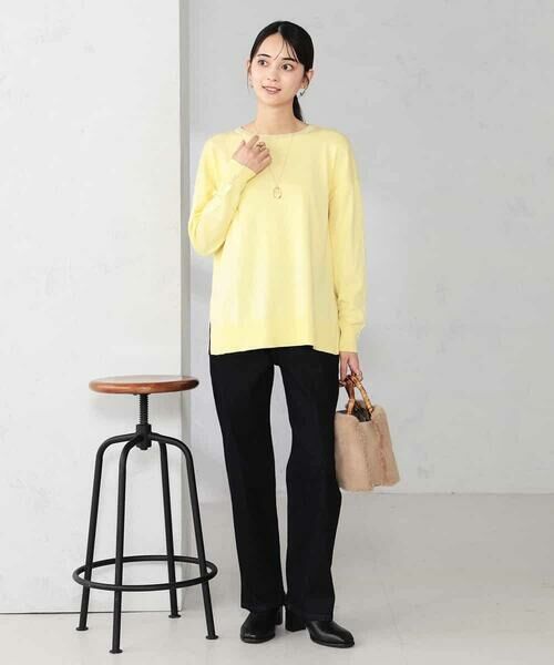 a.v.v / アー・ヴェ・ヴェ ニット・セーター | 袖パール付きチュニックニット | 詳細4