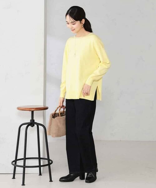 a.v.v / アー・ヴェ・ヴェ ニット・セーター | 袖パール付きチュニックニット | 詳細5