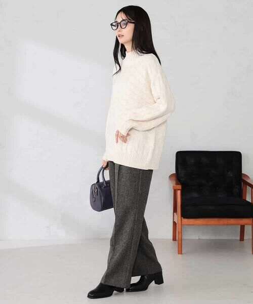 a.v.v / アー・ヴェ・ヴェ ニット・セーター | ケーブル編みバイアスデザインニット | 詳細14