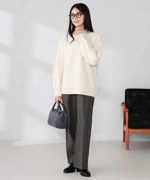 a.v.v / アー・ヴェ・ヴェ ニット・セーター | ケーブル編みバイアスデザインニット | 詳細15