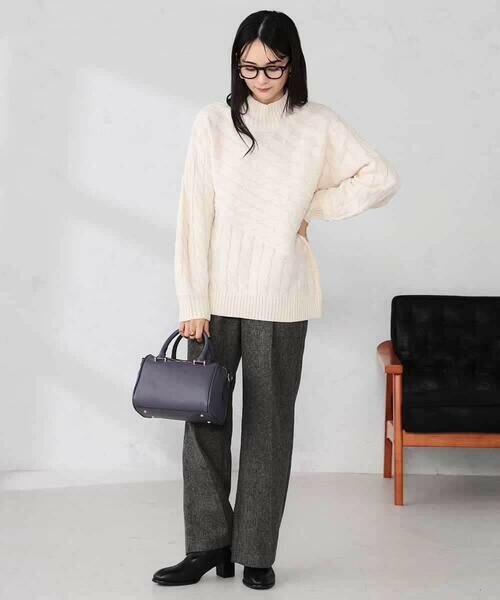 a.v.v / アー・ヴェ・ヴェ ニット・セーター | ケーブル編みバイアスデザインニット | 詳細16