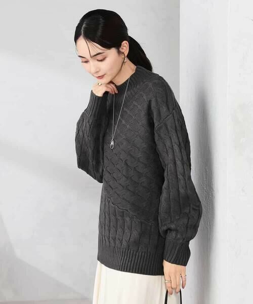 a.v.v / アー・ヴェ・ヴェ ニット・セーター | ケーブル編みバイアスデザインニット | 詳細18