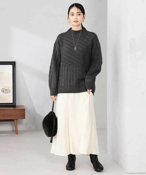 a.v.v / アー・ヴェ・ヴェ ニット・セーター | ケーブル編みバイアスデザインニット | 詳細20