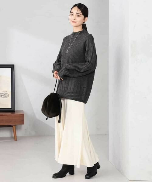 a.v.v / アー・ヴェ・ヴェ ニット・セーター | ケーブル編みバイアスデザインニット | 詳細21