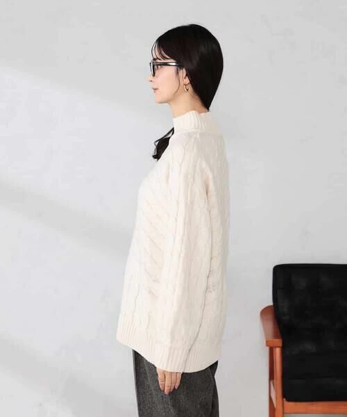 a.v.v / アー・ヴェ・ヴェ ニット・セーター | ケーブル編みバイアスデザインニット | 詳細25