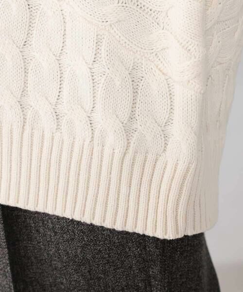 a.v.v / アー・ヴェ・ヴェ ニット・セーター | ケーブル編みバイアスデザインニット | 詳細29
