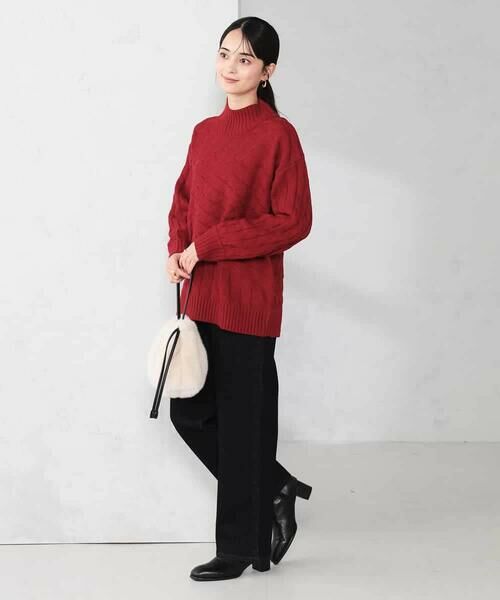 a.v.v / アー・ヴェ・ヴェ ニット・セーター | ケーブル編みバイアスデザインニット | 詳細8