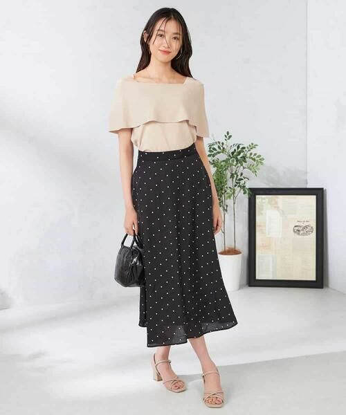 a.v.v / アー・ヴェ・ヴェ ロング・マキシ丈スカート | ドットフレアスカート | 詳細17