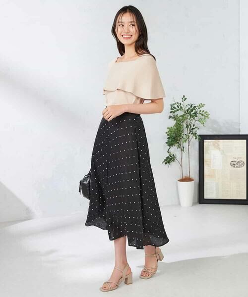 a.v.v / アー・ヴェ・ヴェ ロング・マキシ丈スカート | ドットフレアスカート | 詳細19