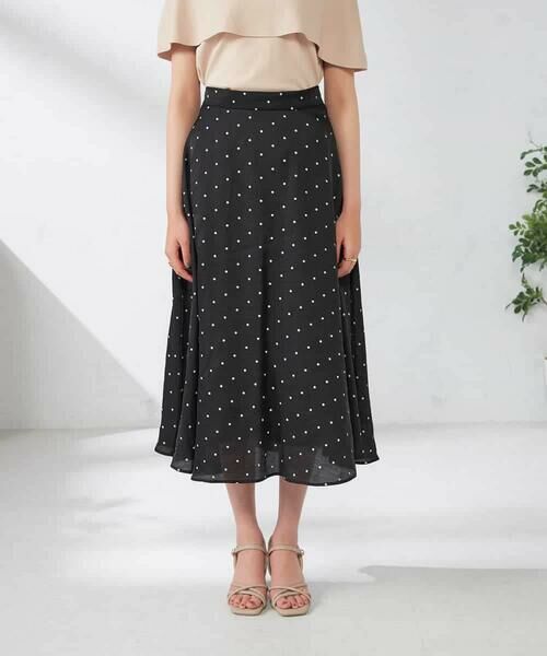 a.v.v / アー・ヴェ・ヴェ ロング・マキシ丈スカート | ドットフレアスカート | 詳細21