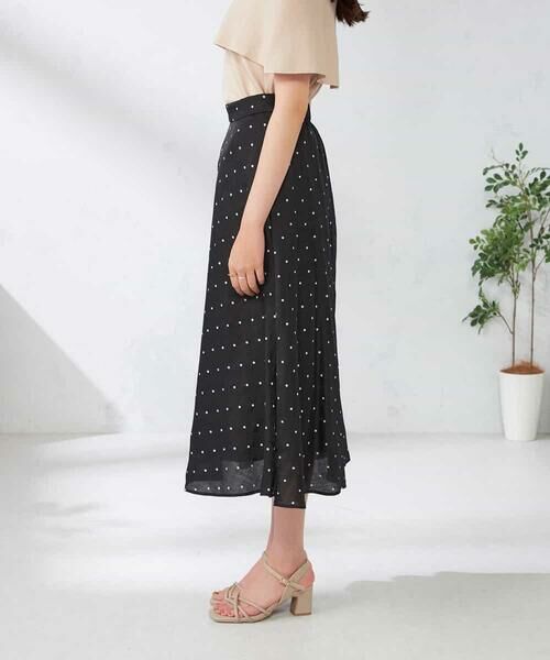 a.v.v / アー・ヴェ・ヴェ ロング・マキシ丈スカート | ドットフレアスカート | 詳細22
