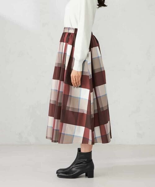 a.v.v / アー・ヴェ・ヴェ ロング・マキシ丈スカート | 【洗える】ビックチェックタフタスカート | 詳細16