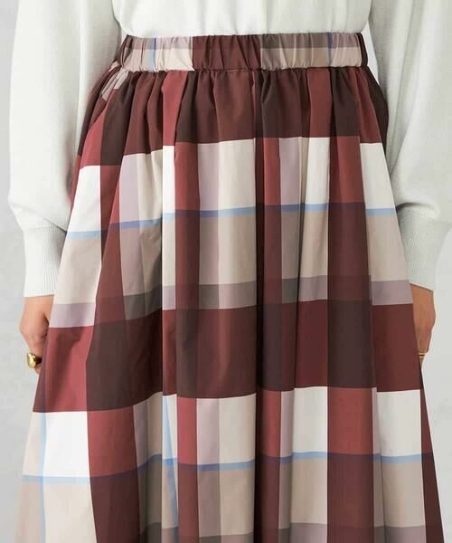 a.v.v / アー・ヴェ・ヴェ ロング・マキシ丈スカート | 【洗える】ビックチェックタフタスカート | 詳細19