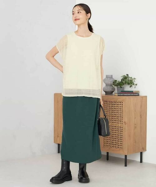 a.v.v / アー・ヴェ・ヴェ ロング・マキシ丈スカート | 【ストレッチ/洗える】フェイクスエードナロースカート | 詳細5