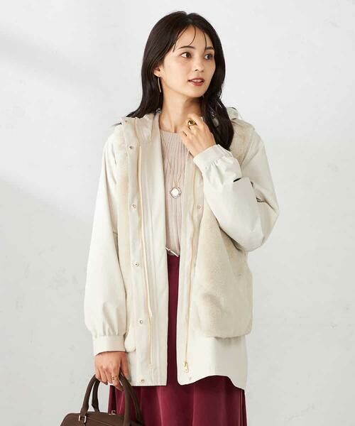 a.v.v / アー・ヴェ・ヴェ その他アウター | 【マルチウェイ】ライナー付フーテッドブルゾン | 詳細8