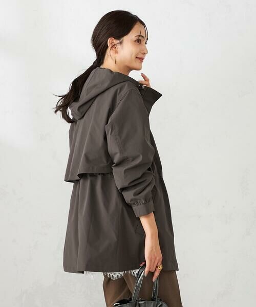 a.v.v/アー・ヴェ・ヴェ 【マルチウェイ】ライナー付フーテッドブルゾン ダークグレー XS