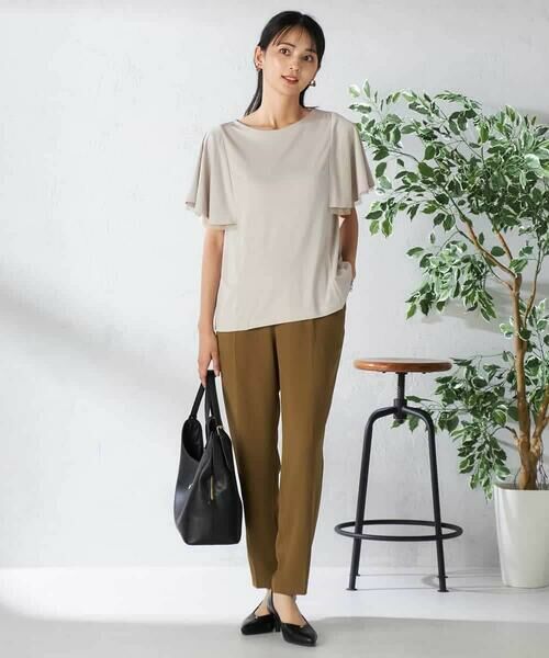 a.v.v / アー・ヴェ・ヴェ カットソー | 【接触冷感/UVカット/吸水速乾】チュールラッフルスリーブカットソー | 詳細19