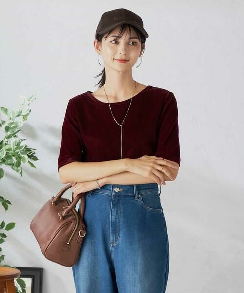 a.v.v / アー・ヴェ・ヴェ カットソー | 【前後2WAY】シアーベロアプルオーバー | 詳細10