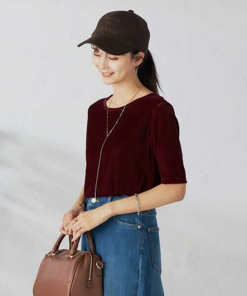 a.v.v / アー・ヴェ・ヴェ カットソー | 【前後2WAY】シアーベロアプルオーバー | 詳細12