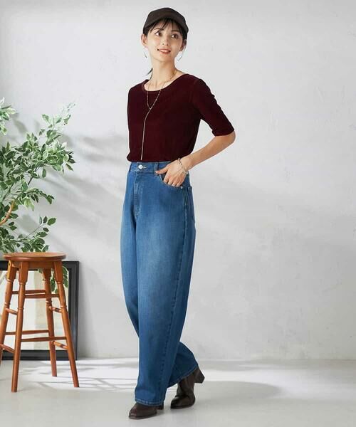 a.v.v / アー・ヴェ・ヴェ カットソー | 【前後2WAY】シアーベロアプルオーバー | 詳細15