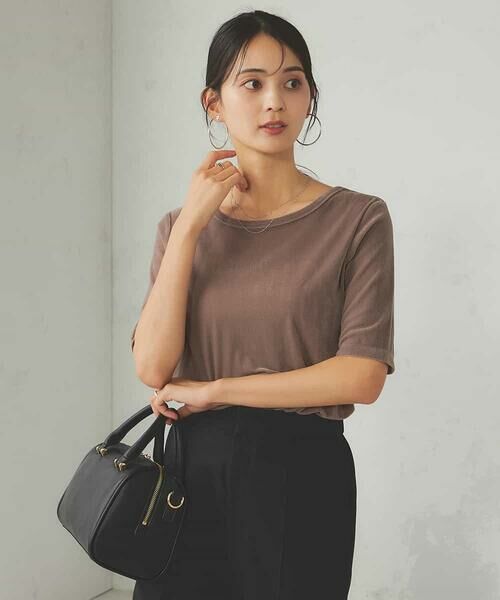 a.v.v / アー・ヴェ・ヴェ カットソー | 【前後2WAY】シアーベロアプルオーバー | 詳細23