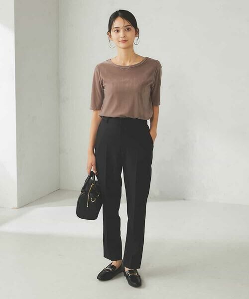 a.v.v / アー・ヴェ・ヴェ カットソー | 【前後2WAY】シアーベロアプルオーバー | 詳細26