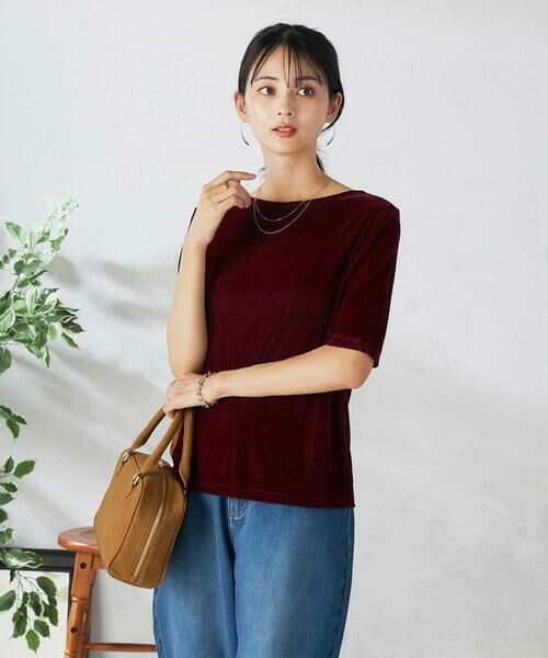 a.v.v / アー・ヴェ・ヴェ カットソー | 【前後2WAY】シアーベロアプルオーバー | 詳細3