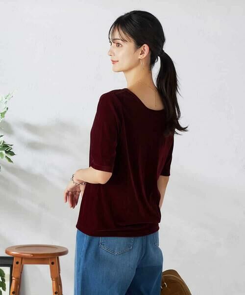 a.v.v / アー・ヴェ・ヴェ カットソー | 【前後2WAY】シアーベロアプルオーバー | 詳細4