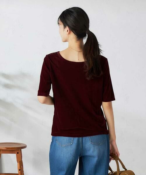 a.v.v / アー・ヴェ・ヴェ カットソー | 【前後2WAY】シアーベロアプルオーバー | 詳細5