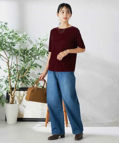 a.v.v / アー・ヴェ・ヴェ カットソー | 【前後2WAY】シアーベロアプルオーバー | 詳細7