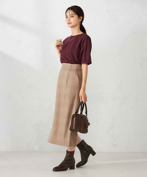 a.v.v / アー・ヴェ・ヴェ カットソー | 【接触冷感/UVカット/コットン100％】ロールアップハーフスリーブTシャツ | 詳細24