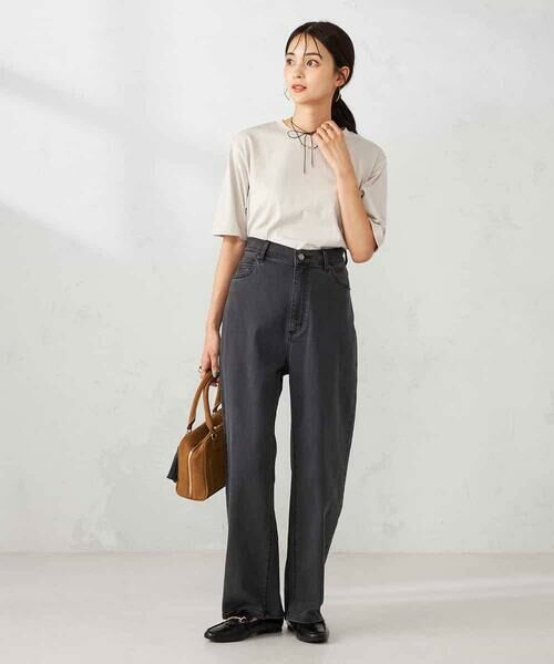 a.v.v / アー・ヴェ・ヴェ カットソー | 【接触冷感/UVカット/コットン100％】ロールアップハーフスリーブTシャツ | 詳細27