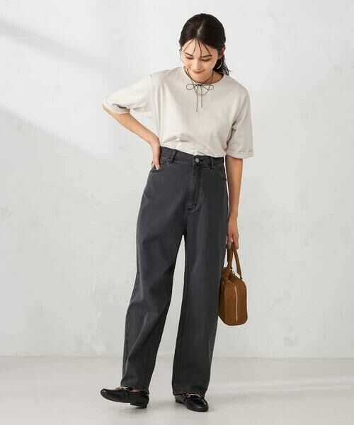 a.v.v / アー・ヴェ・ヴェ カットソー | 【接触冷感/UVカット/コットン100％】ロールアップハーフスリーブTシャツ | 詳細28