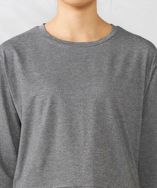 a.v.v / アー・ヴェ・ヴェ カットソー | レイヤードラメライクトップス | 詳細10