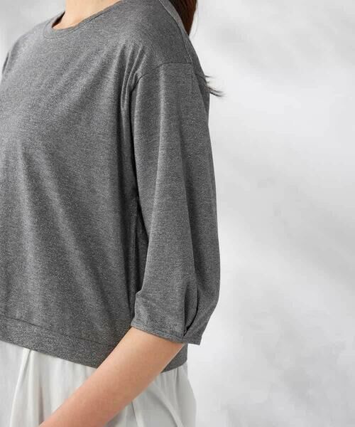 a.v.v / アー・ヴェ・ヴェ カットソー | レイヤードラメライクトップス | 詳細11