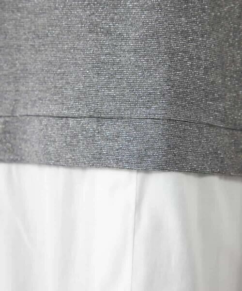 a.v.v / アー・ヴェ・ヴェ カットソー | レイヤードラメライクトップス | 詳細13