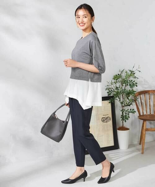 a.v.v / アー・ヴェ・ヴェ カットソー | レイヤードラメライクトップス | 詳細6