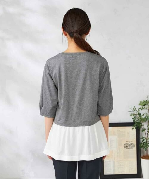 a.v.v / アー・ヴェ・ヴェ カットソー | レイヤードラメライクトップス | 詳細9