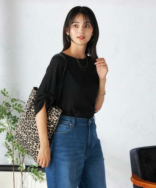 a.v.v / アー・ヴェ・ヴェ カットソー | 袖ギャザー楊柳カットソー | 詳細10