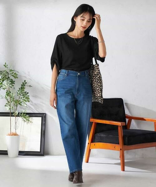 a.v.v / アー・ヴェ・ヴェ カットソー | 袖ギャザー楊柳カットソー | 詳細12