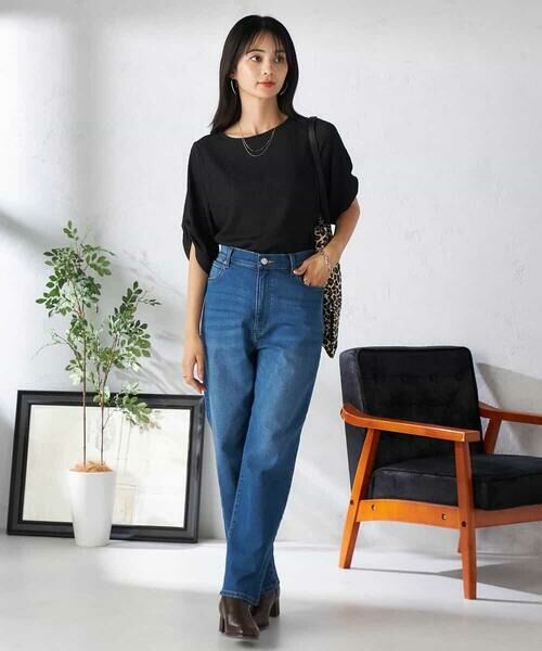 a.v.v / アー・ヴェ・ヴェ カットソー | 袖ギャザー楊柳カットソー | 詳細14